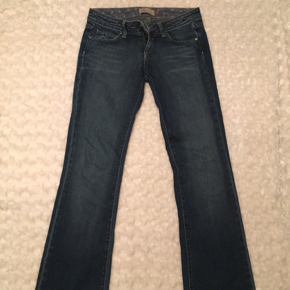Paige Boot Cut Denim Jeans (25)
